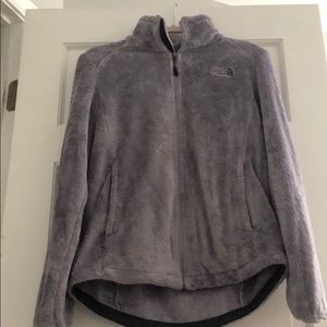 Fuzzy north face jacket! Perfect for fall
